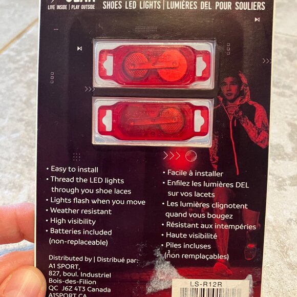 NEW *** Life Gear Led Tempo Security lights for shoes - Picture 4 of 4